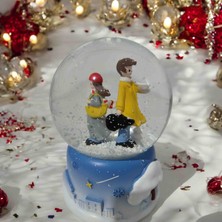 Neyşeligül Müzikli ve Işıklı Kış Masalı Kar Küresi - Orta Boy Romantik Çift ❄️🎶