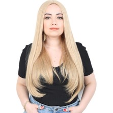 Pazarcan Fiber Sentetik Uzun Düz Peruk / Balköpüğü