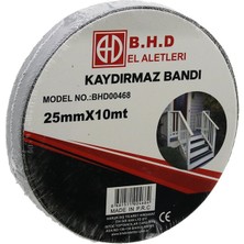 Go İthalat 25MM X 10MT KAYDIRMAZ SİYAH BANT