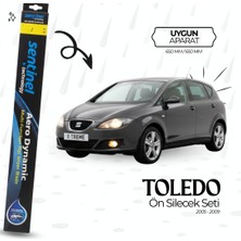Seat Toledo Silecek Seti Sentinel 650MM-650MM