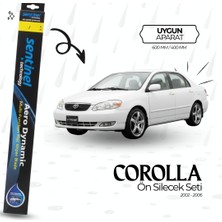 Toyota Corolla Silecek Seti Sentinel 600MM-400MM