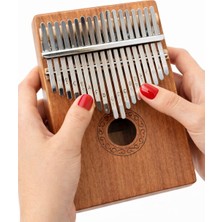 Kalimba Profesyonel 17 Tuş | Hakiki Ağaç – Paslanmaz Tuş – Full Set (Çanta, Kılıf, Metot)
