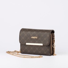 Armine Bayan Çanta 381 Kahve Noktalı