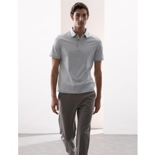Marks & Spencer Saf Pamuklu Kısa Kollu Polo Yaka T-Shirt