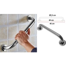 Almital Mobilya Aksesuarlari 40 cm. Paslanmaz Tutunma Barı, Tutamağı  Wc Banyo, Küvet için 40 santimetre