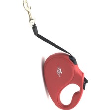 Pazarcan Seri Otomatik Makaralı Köpek Gezdirme 15 kg / 5 M Kırmızı