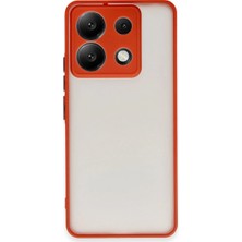 SHC4200 Redmi Note 13 5g Kılıf Montreal Silikon Kapak - Kırmızı