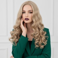 Pazarcan Dalgalı Perçemsiz Uzun Fiber Sentetik Peruk / Balköpüğü