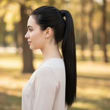 Pazarcan Fiber Sentetik Sihirli At Kuyruğu / Siyah