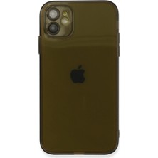SHC4200 Iphone 12 Kılıf Fly Lens Silikon - Siyah