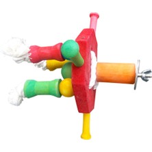 Pazarcan Askılı Ipli Tünek Kuş Oyuncağı 14-20