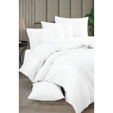 Pazarcan Melkor Çift Kişilik Ranforce Nevresim Takımı V1 Beyaz