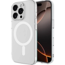 SHC4200 Iphone 16 Kılıf Magneticsafe Şeffaf Silikon - Şeffaf
