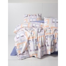 Pazarcan Flanel Nevresim Takımı Çift Kişilik Hayden Lila