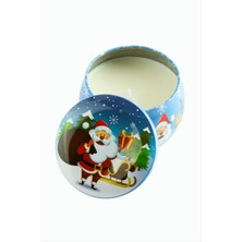 SHC4200 Noel Baba Yılbaşı Kapaklı Mum 8 cm