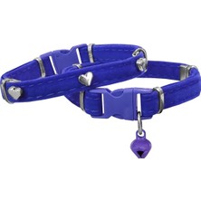 SHC4200 Kadife Kedi Boyun Tasması Kalpli 20-32 cm