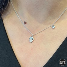 Gümüş Kız Çocuk Figürlü Kolye 925ct