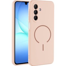 Galaxy A17 Kılıf M-Safe Şarj Özellikli Zore Meta Kapak - Rose Pembe