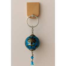 Mugusa Hediyelik El Yapımı Çini Seramik Anahtarlık