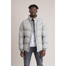 Akçaylar Slimfit Dik Yaka Elyaf Dolgulu Çıkma Kol Şişme Mont