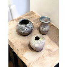 İzge Seramik Artistik Mini Vazo Seti