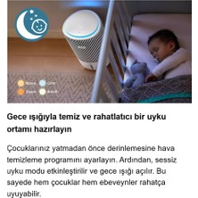 Philips 78 M2 Performanslı Akıllı Sensörlü 2'si 1 Arada Hava Cihazı Havayı Hem Temizleyen Hem Nemlendiren Astım ve Alerji Dostu Sessiz ve Güçlü Filtreleme Sistemi AC3420