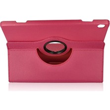 Bodrum Ekipman M10 X505F Kılıf 360 Tablet Deri Kılıf - PEMBE-(5796) - ERFI6695-6493