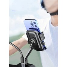 VeraGlobe Buğz 360° Dikiz Aynası Bisiklet Motosiklet Telefon Tutucu