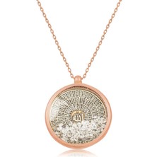 Erseyy Gümüş Rose Esmaül Hüsna Bayan Kolye