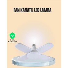 Genel Tedarik Yüksek Işık Güçlü LED Ampül 4 Kollu Katlanır Pervane Tasarım - EMTHBA6757-6308