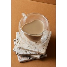 Çırpan Ev Çift Cidarlı Sevgililer Günü Hediyesi 2'li Kalp Kupa 200ML(2 Adet)