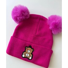 Bumelo Ponponlu Ayıcıklı Çocuk Bere