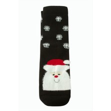 SHC4200 Noel Baba Yılbaşı Kalın Penye Çorap