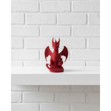 Pazarcan Kırmızı Ejderha Biblo 12 cm