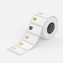 Niimbot T40X20MM 320 Adet Hayvanat Bahçesi Desenli Etiket (B1,B21S,B3S,B21PRO)