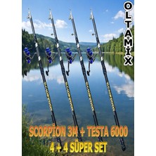 Oltamix Scorpion 3m & Testa 6000 4+4 Süper Set
