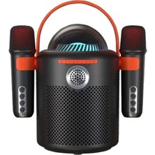 Bluetooth Aile Parti Seti Kablosuz Çift Mikrofon 6 Ses Degıstırme Siyah CHN-T775