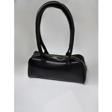 Livayssçanta Lune Siyah Uzun Saplı Baget El ve Omuz Kadın Çantası