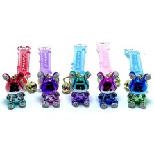 HypAirs Taşlı Ayıcık Silikon Anahtarlık Model 1