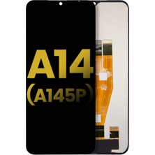 Genos Samsung Galaxy A14 A145 LCD Ekran Dokunmatik Siyah Çıtasız A Plus Kalite