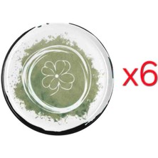 Porland Şans Desen7 Düz Tabak 6'lı 20CM