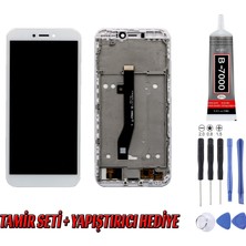 Genos General Mobile Gm8 Go LCD Ekran Çıtalı Beyaz Montaj Kiti Hediye