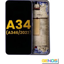 Genos Samsung Galaxy A34 A346 LCD Ekran Dokunmatik Orijinal