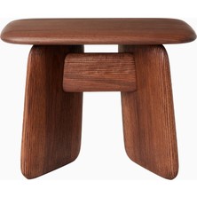 Zanat El Işçiliği Ceviz Tabure Ludovica-Roberto Palomba Tasarımı