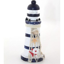 VeraGlobe Buğz Ahşap Marin Deniz Feneri Model 7