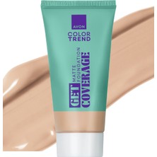 Avon Color Trend Mat Fondöten 310N Medium Beige