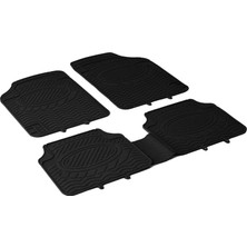 Image Elite (Tüm Modeller) Üniversal Kauçuk Oto Paspas Siyah