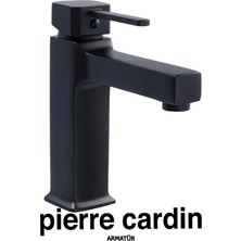 Pierre Cardin Milano Lavabo Armatürü Siyah – Şık Tasarımlı Lavabo Bataryası