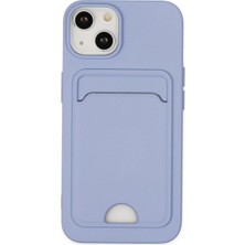 Starseven Iphone 14 Kılıf Kelvin Kartvizitli Silikon - Lila