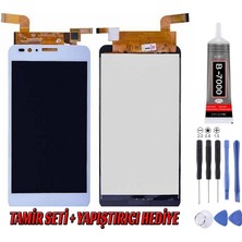 Genos Vestel Venüs 5.0V LCD Ekran Beyaz Montaj Kiti Hediye